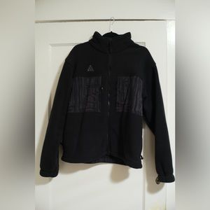 Nike ACG - Black Fleece Full Zip - Size Small